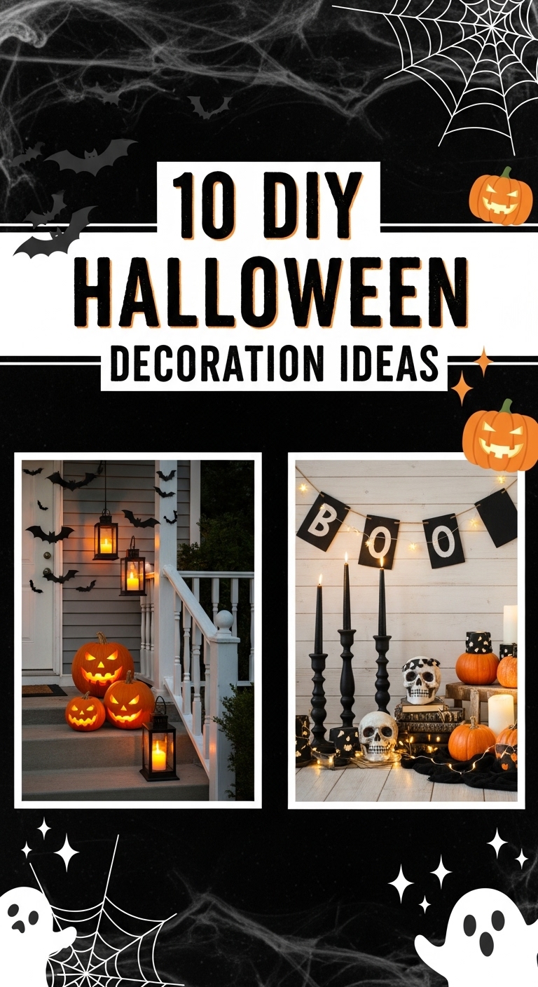 10 DIY Halloween Decoration Ideas