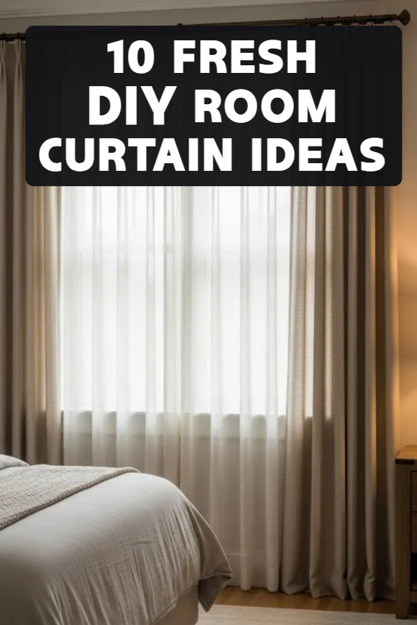 10 DIY Room Curtain Ideas