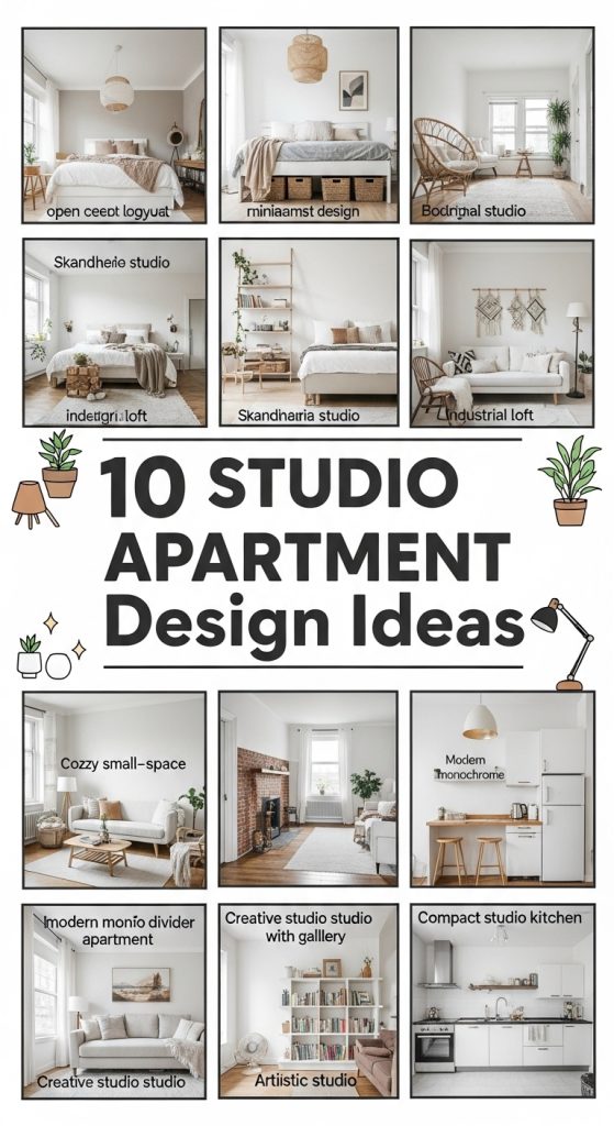 10 Studio Apartment Design Ideas - ALESTER LOJIC