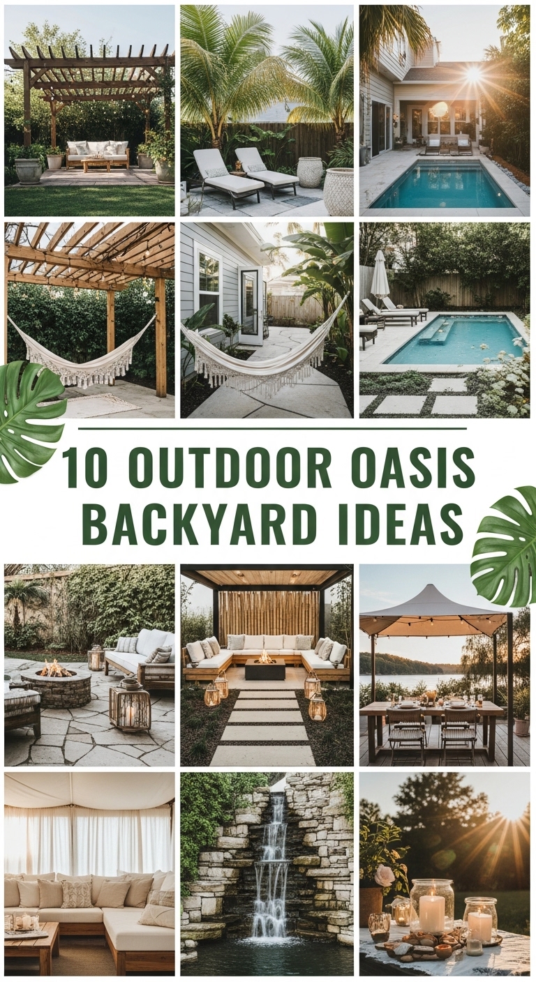 10 Outdoor Oasis Backyard Ideas
