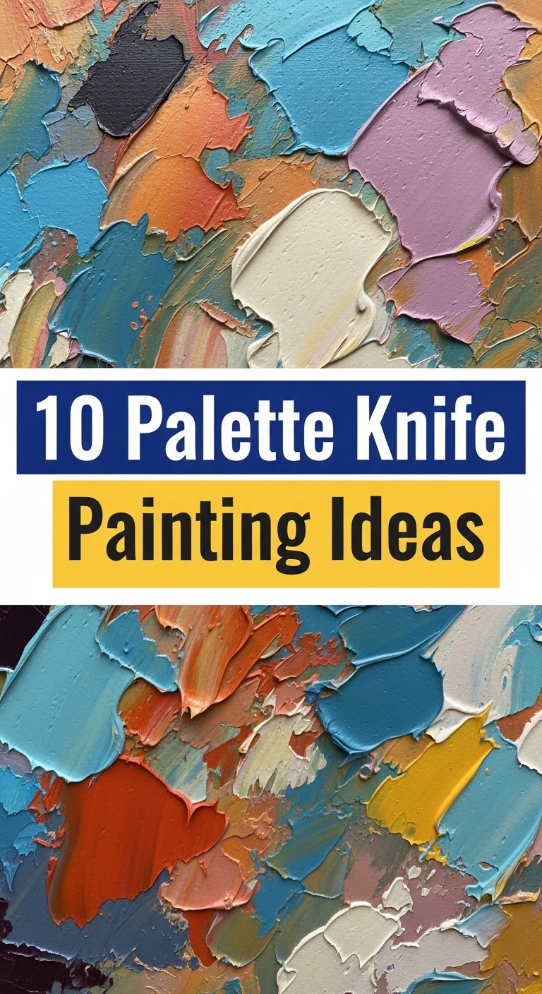 10 Palette Knife Painting Ideas