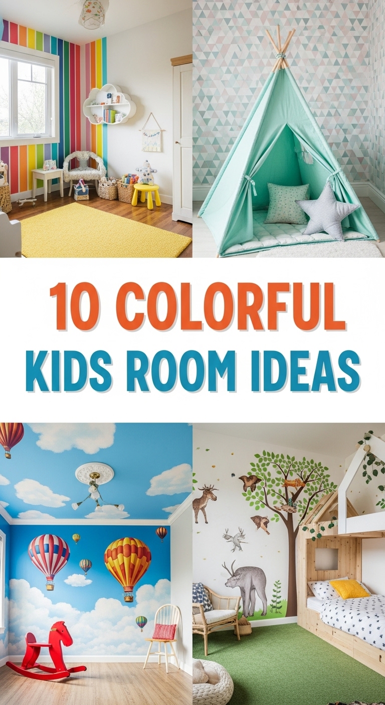 10 Colorful Kids Room Ideas