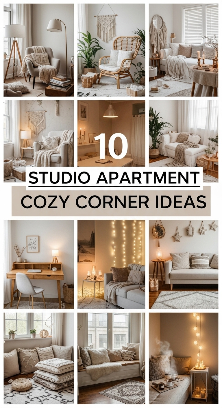 10 Studio Apartment Cozy Corner Ideas