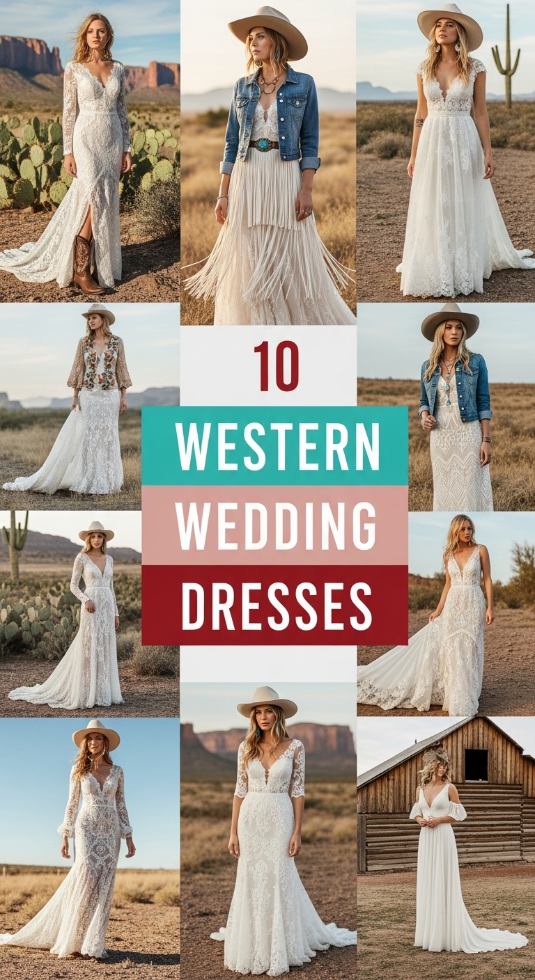 10 Western Wedding Dresses