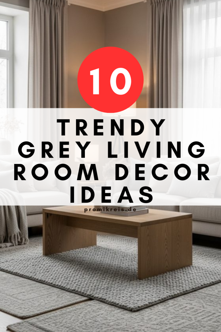 10 Trendy Grey Living Room Decor Ideas