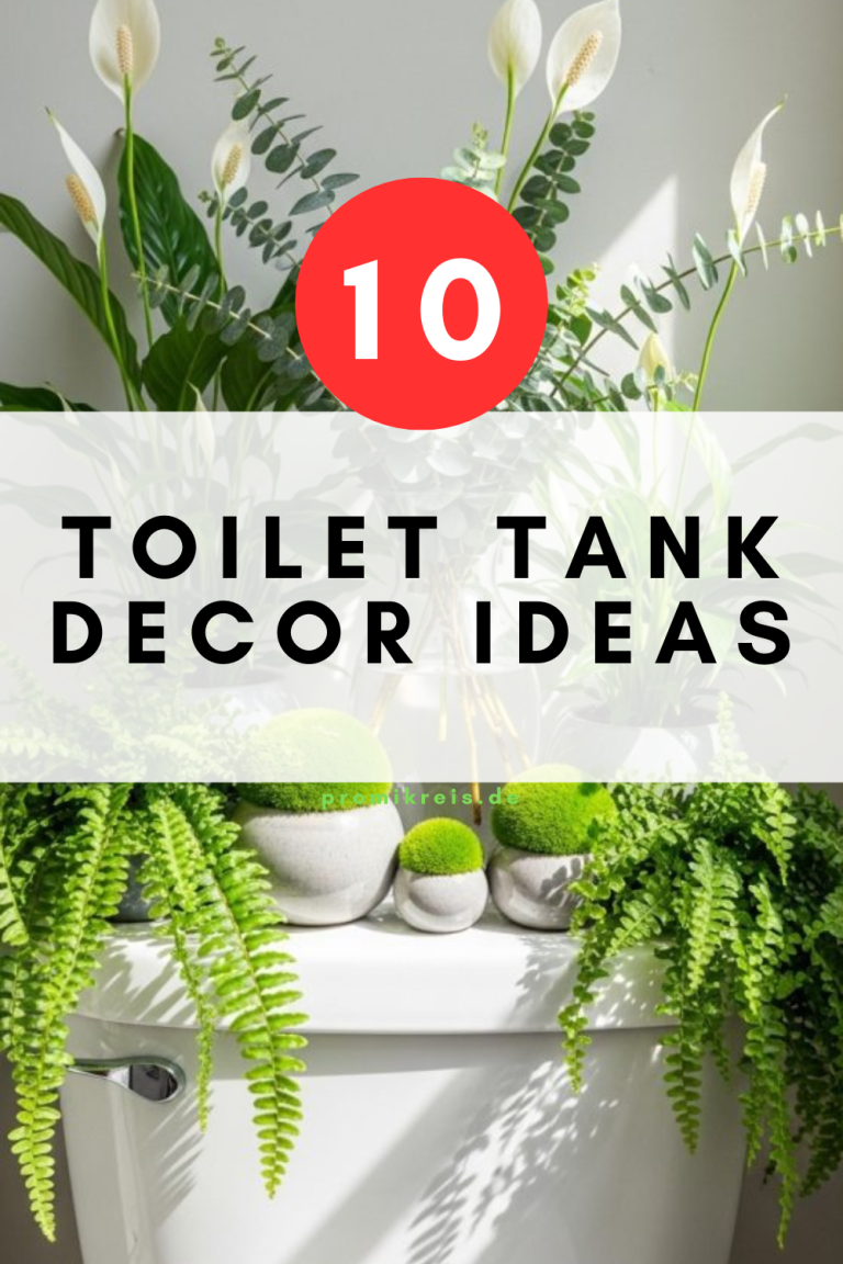 10 Toilet Tank Decor Ideas