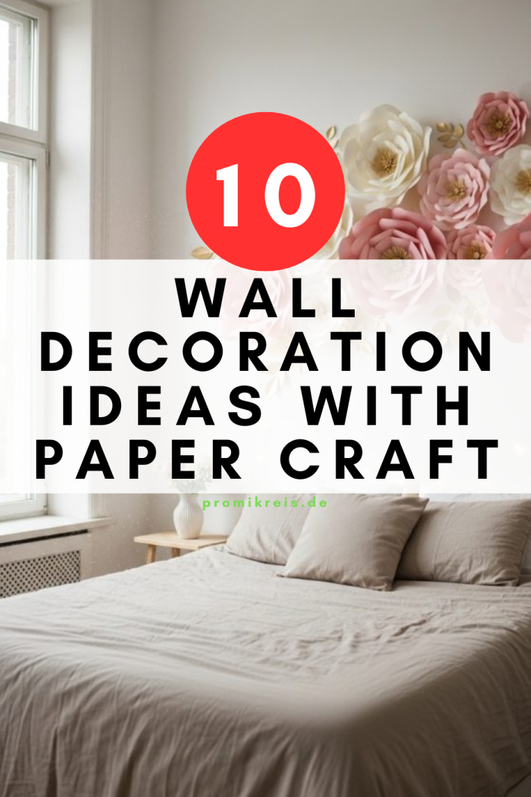 10 Wall Decoration Ideas with Paper Craft