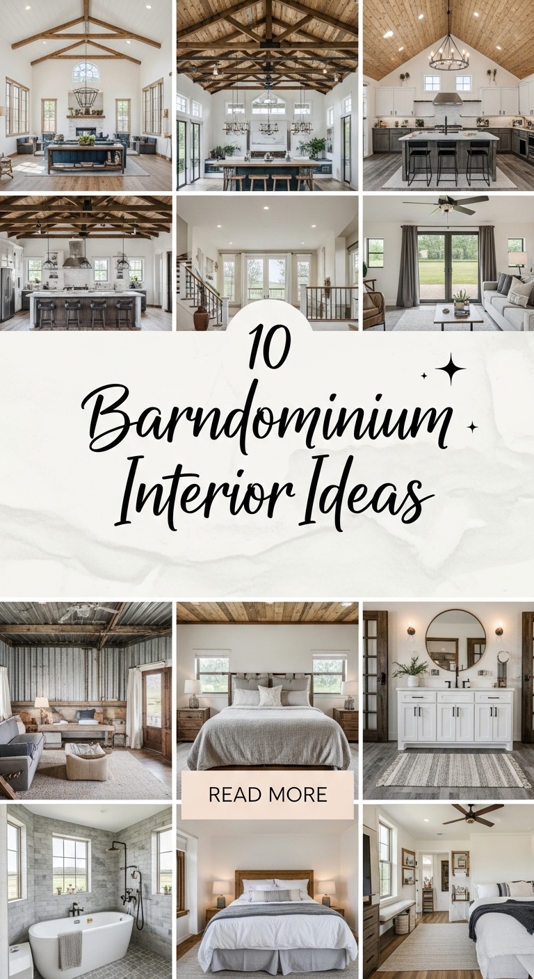 10 Barndominium Interior Ideas