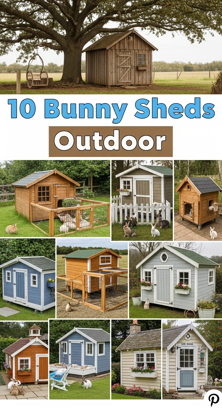 10 Bunny Sheds Outdoor