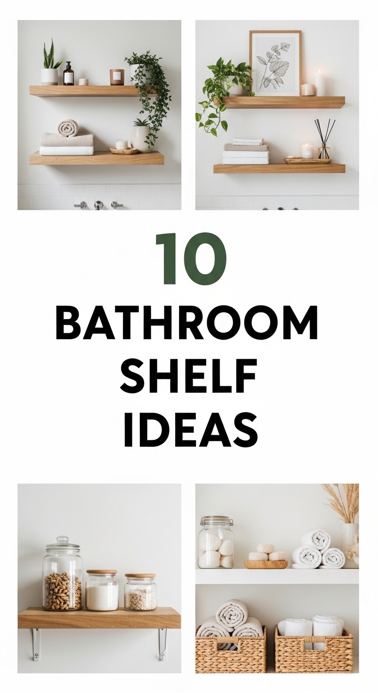 10 Bathroom Shelf Ideas