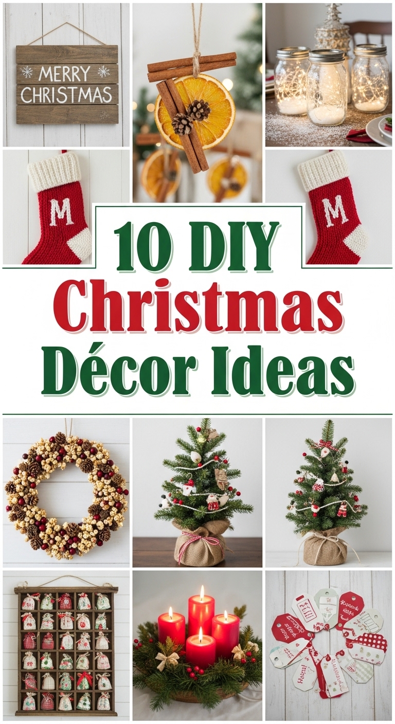 10 DIY Christmas Decor Ideas