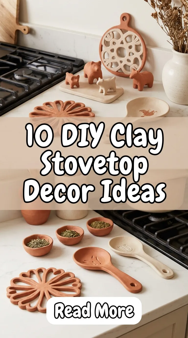 10 DIY Clay Stovetop Decor Ideas