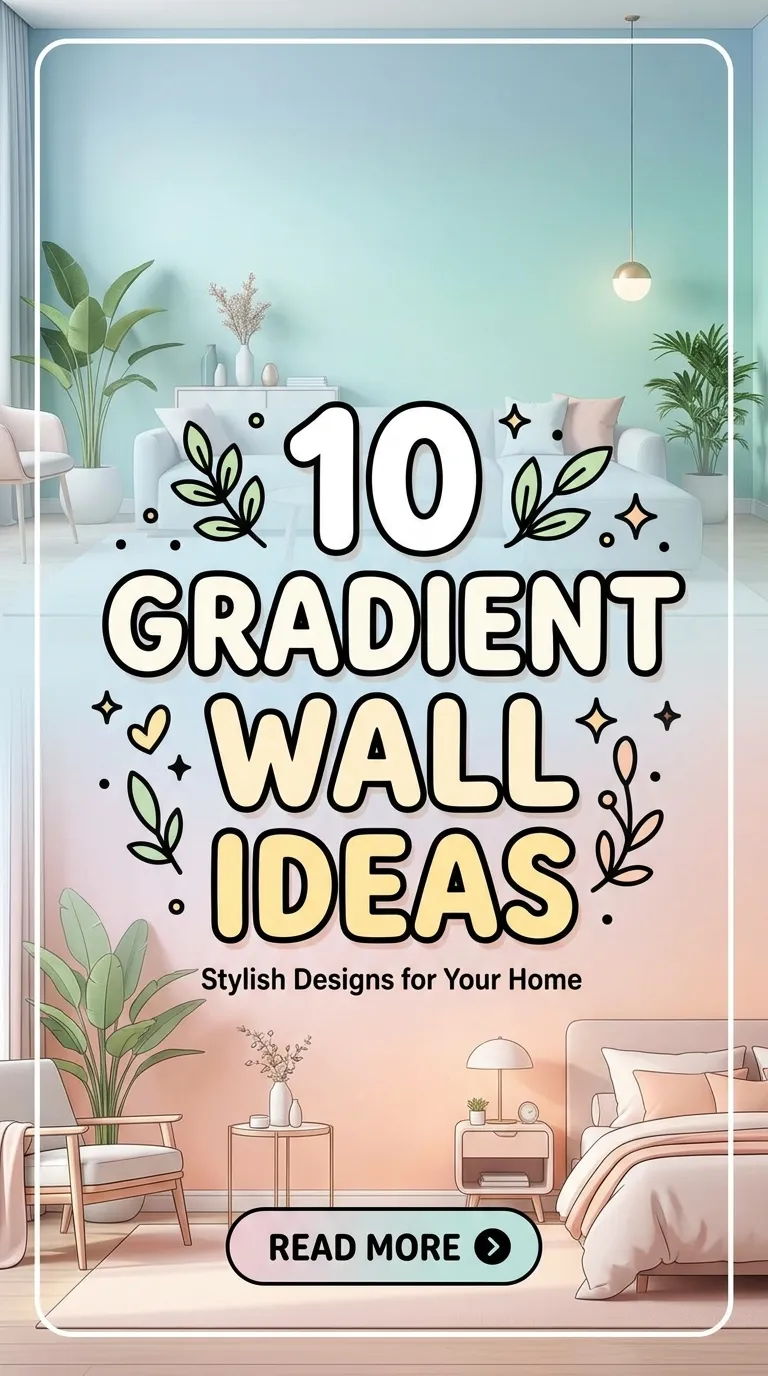 10 Gradient Wall Ideas