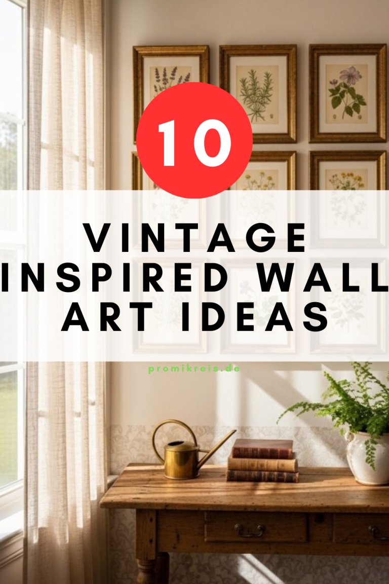 10 Vintage-Inspired Wall Art Ideas