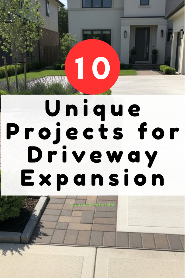10 Unique Projects for Driveway Expansion