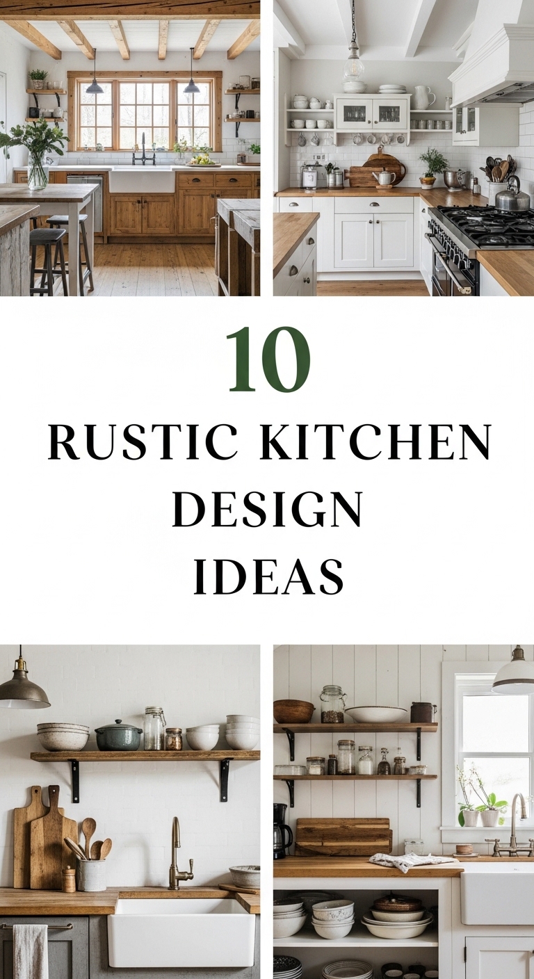 10 Rustic Kitchen Design Ideas