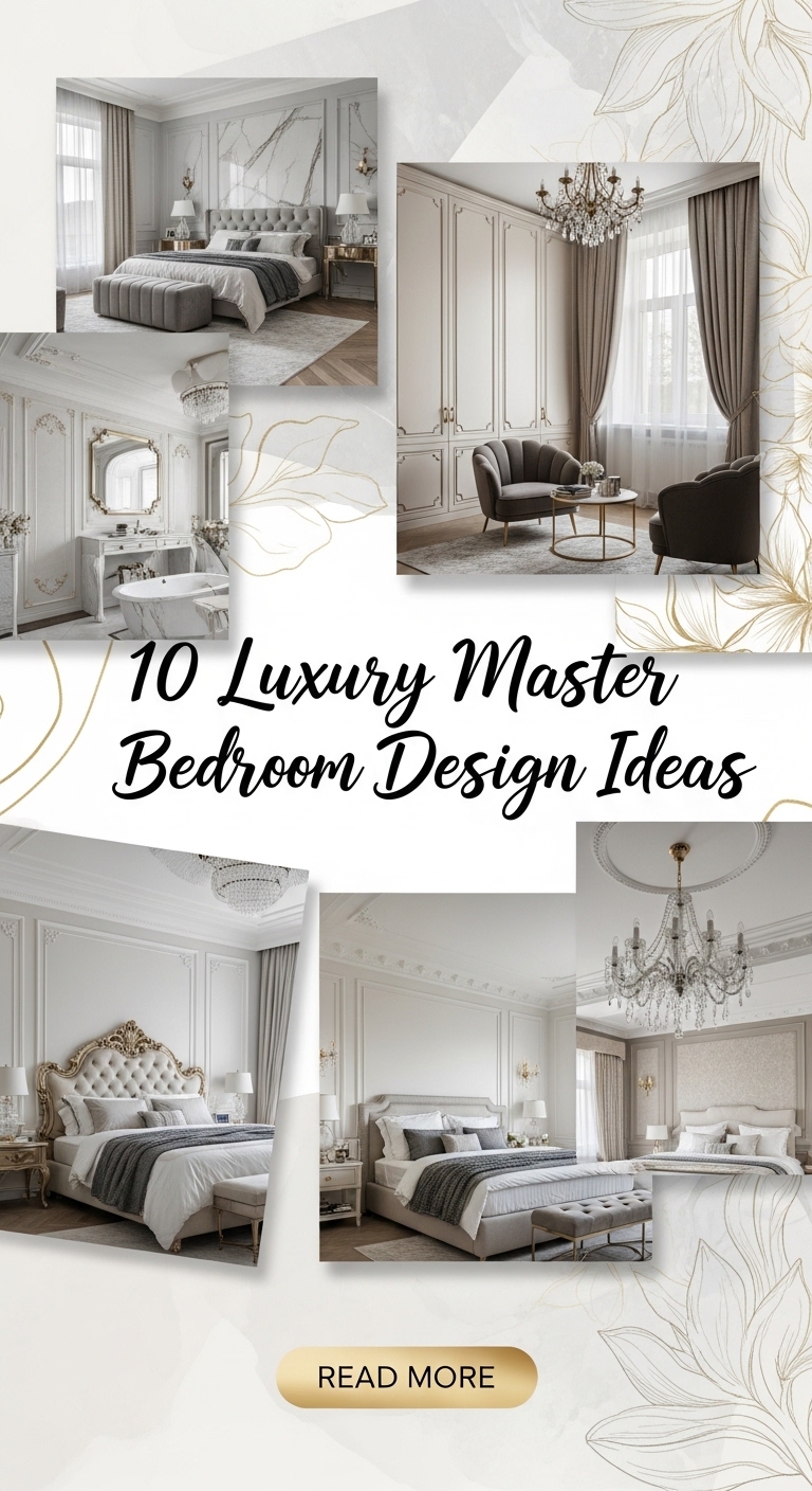 10 Luxury Master Bedroom Design Ideas