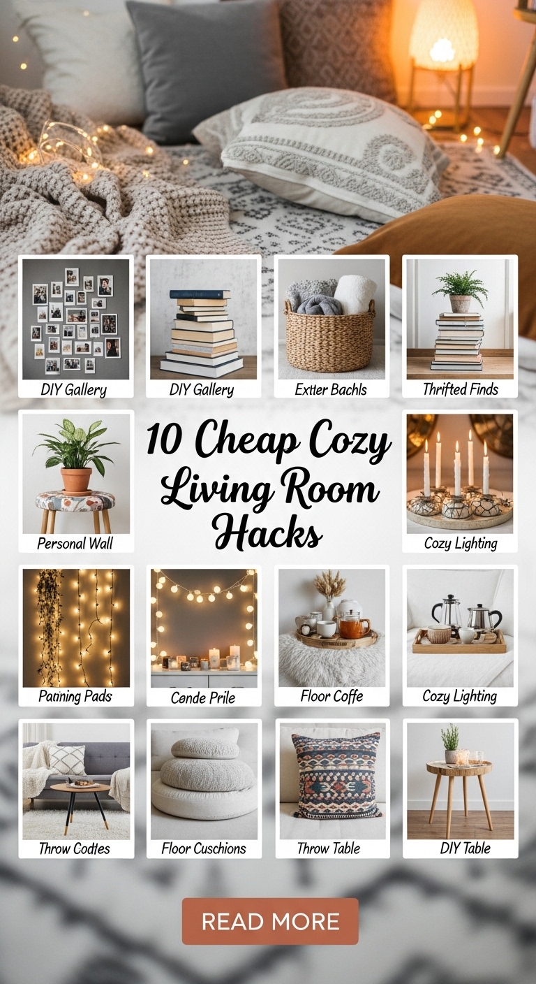 10 Cheap Cozy Living Room Hacks