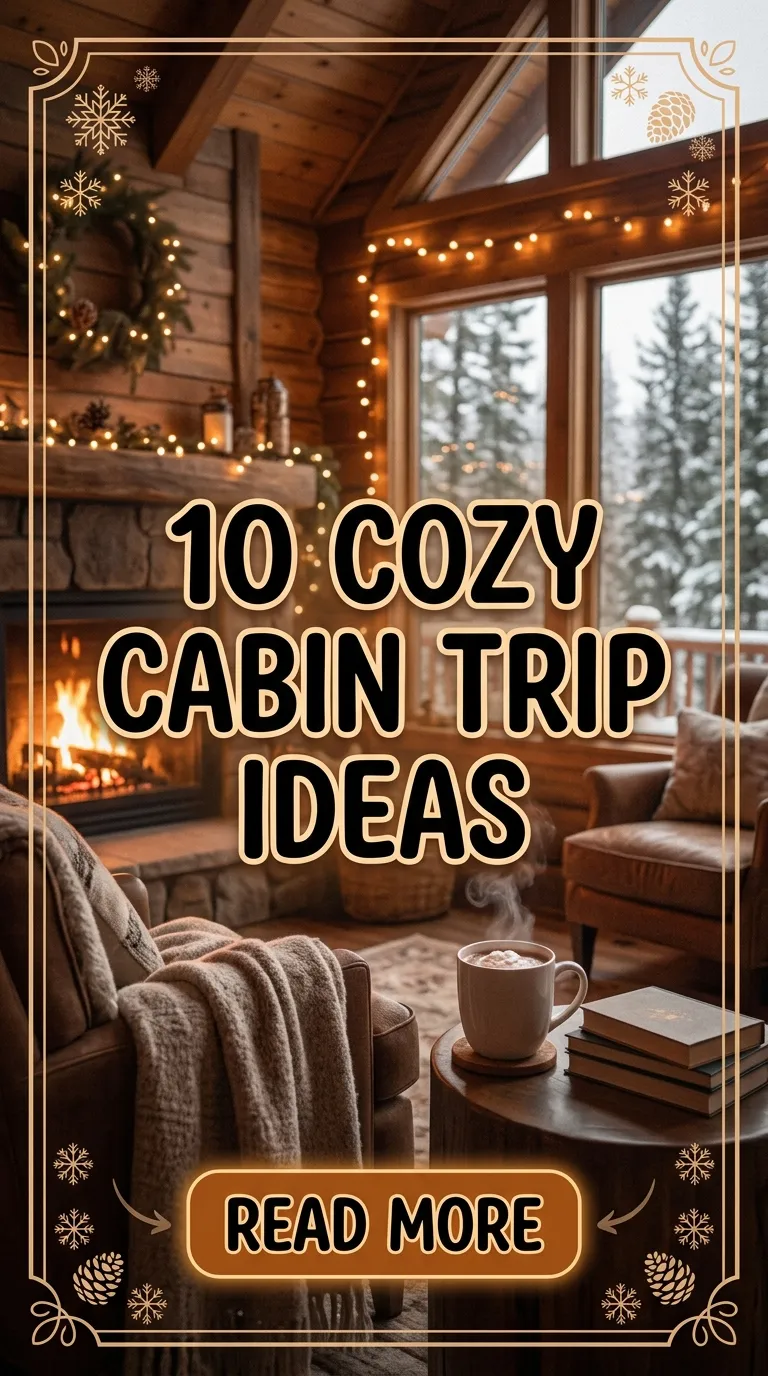 10 Cozy Cabin Trip Ideas