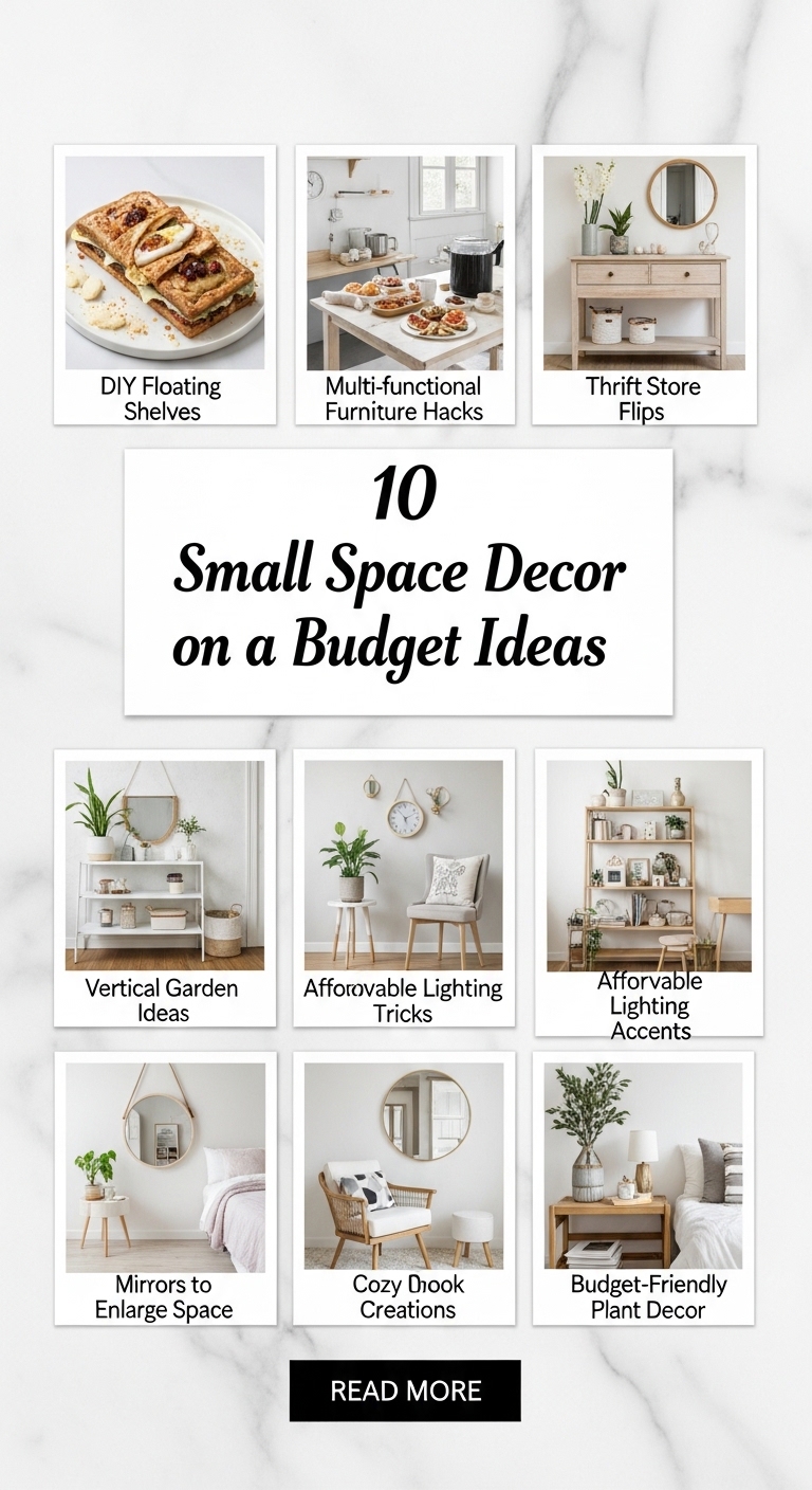 10 Small Space Decor on a Budget Ideas