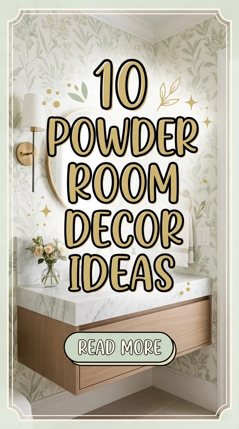 10 Powder Room Decor Ideas
