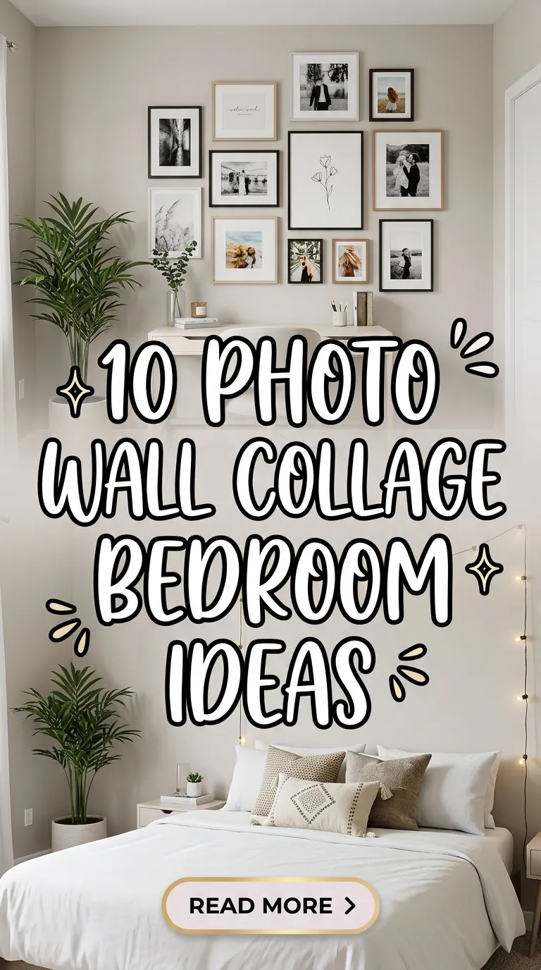 10 Photo Wall Collage Bedroom Ideas