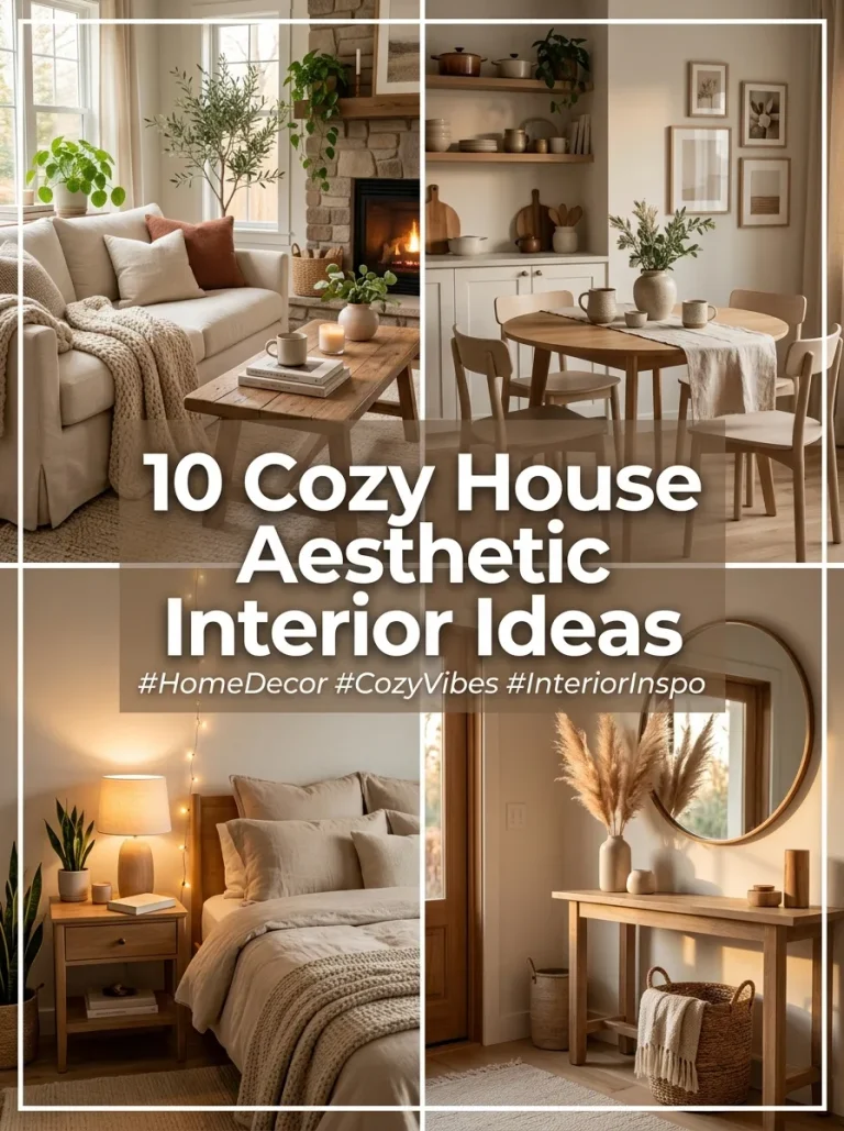 10 Cozy House Aesthetic Interior Ideas