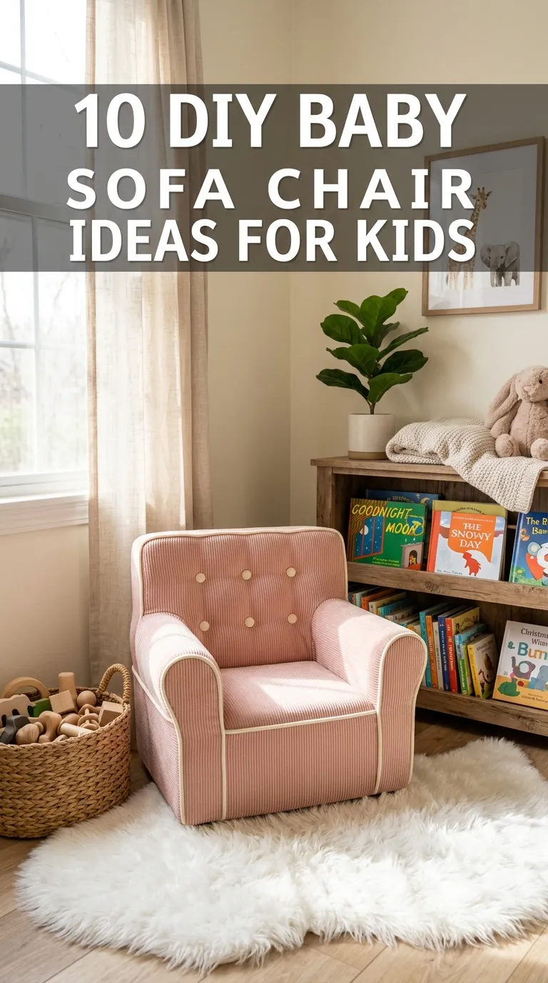 10 DIY Baby Sofa Chair Ideas for Kids