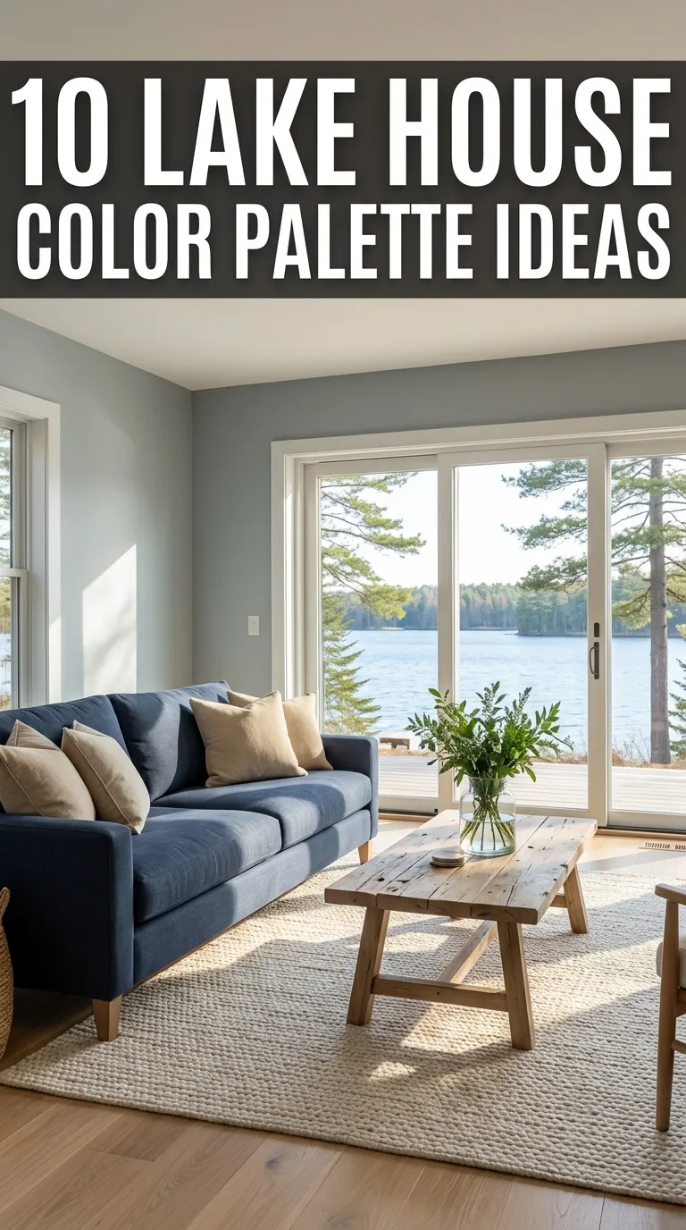10 Lake House Color Palette Ideas