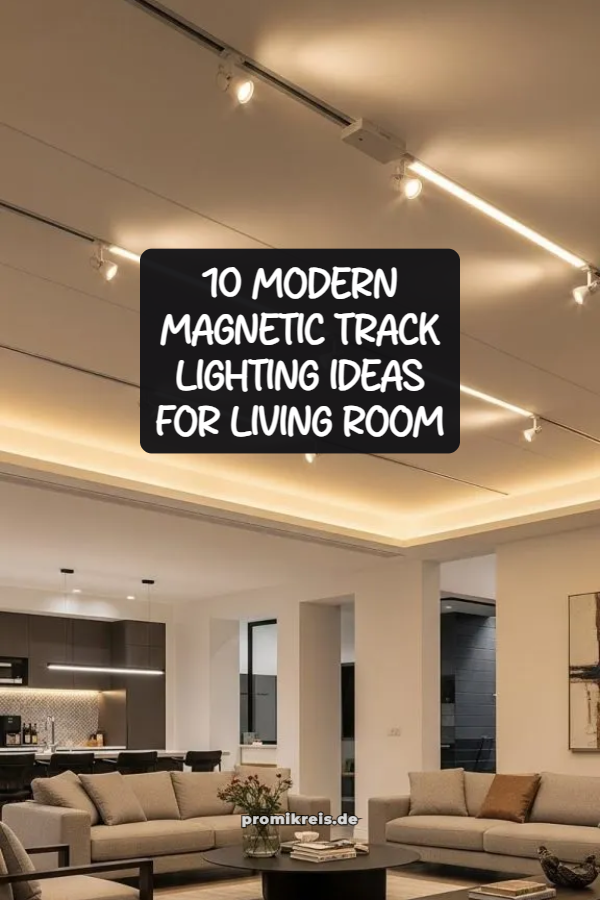 10 Magnetic Ceiling Lighting Ideas for Living Rooms